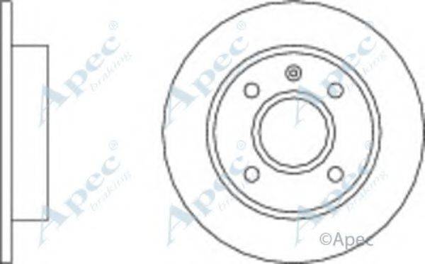 APEC BRAKING DSK110 гальмівний диск