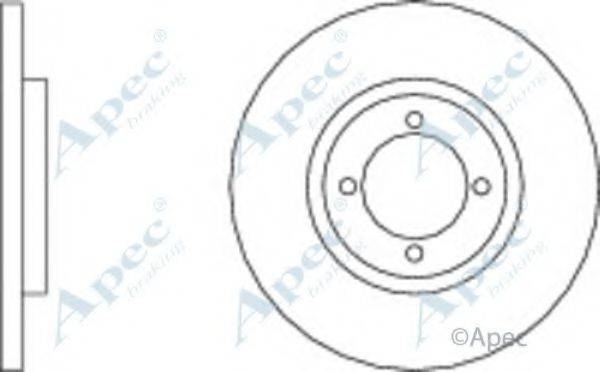 APEC BRAKING DSK112 гальмівний диск