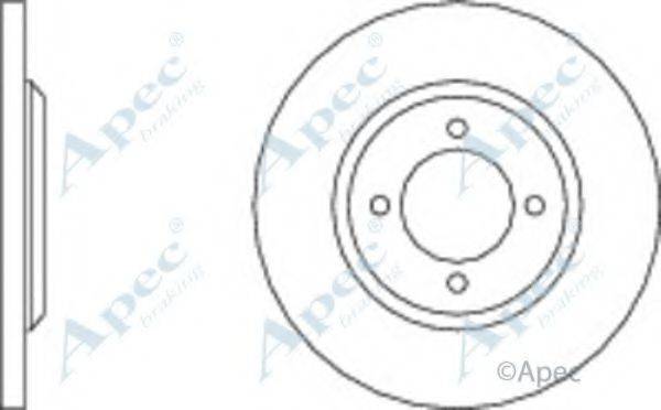 APEC BRAKING DSK120 гальмівний диск