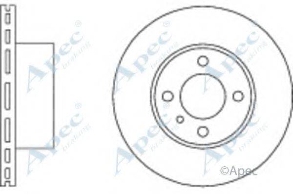 APEC BRAKING DSK130 гальмівний диск