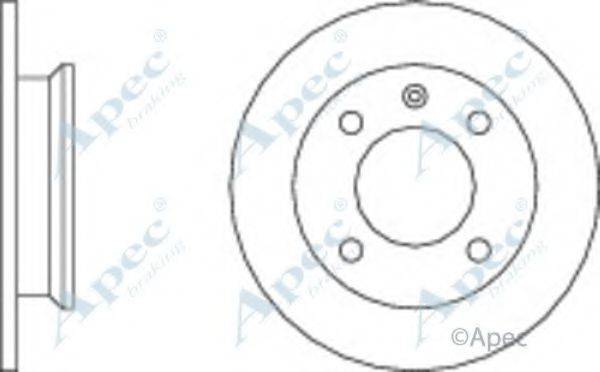 APEC BRAKING DSK133 гальмівний диск