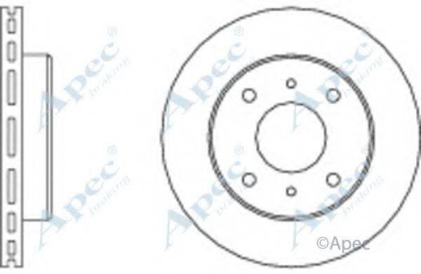 APEC BRAKING DSK141 гальмівний диск