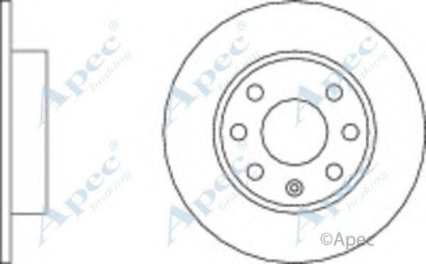 APEC BRAKING DSK159 гальмівний диск