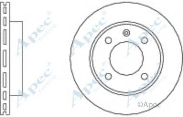 APEC BRAKING DSK175 гальмівний диск