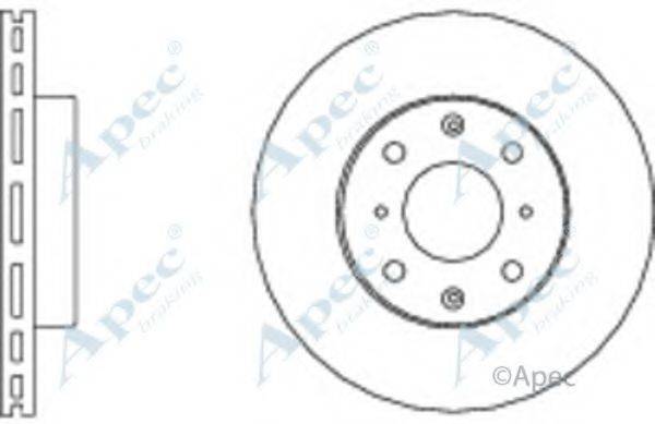 APEC BRAKING DSK190 гальмівний диск