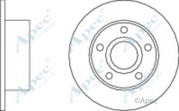 APEC BRAKING DSK193 гальмівний диск