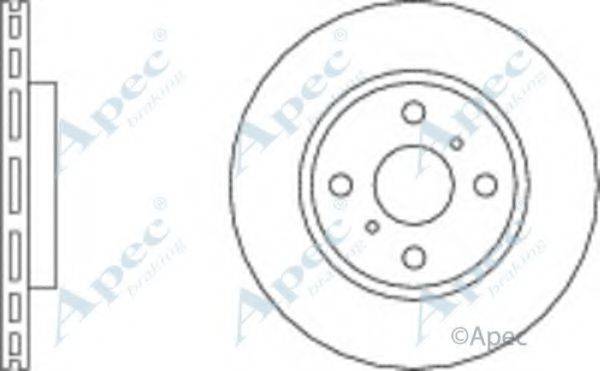 APEC BRAKING DSK2048 гальмівний диск