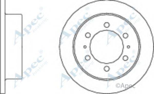 APEC BRAKING DSK2070 гальмівний диск