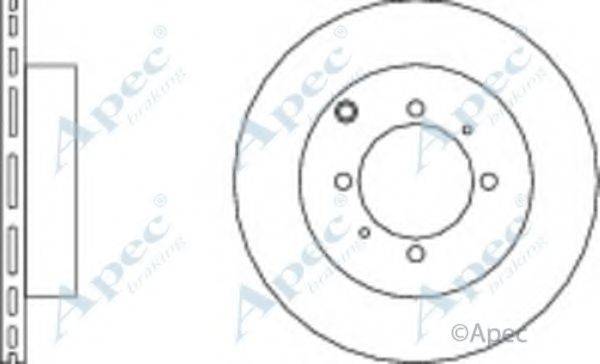 APEC BRAKING DSK2131 гальмівний диск