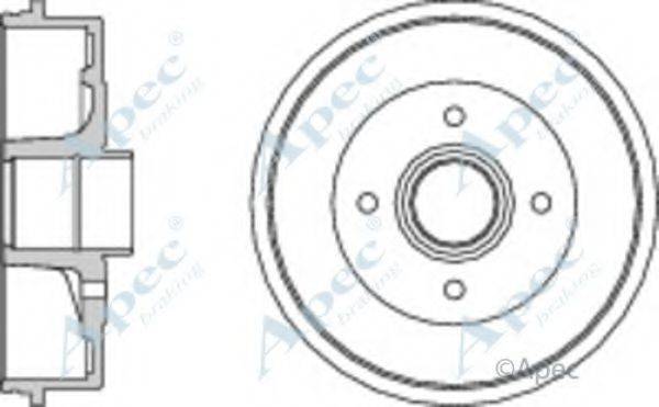 APEC BRAKING DRM9136 Гальмівний барабан