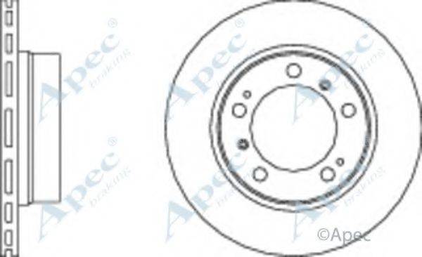 APEC BRAKING DSK2139 гальмівний диск