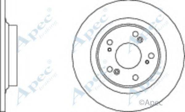 APEC BRAKING DSK2154 гальмівний диск