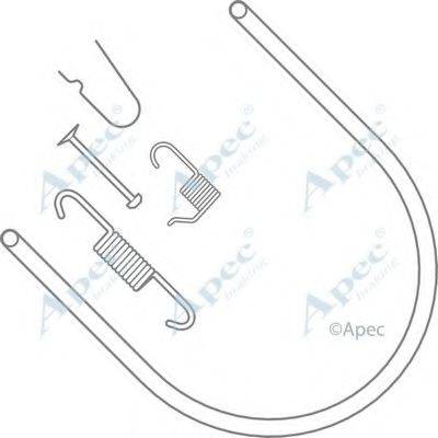 APEC BRAKING KIT953 Комплектуючі, гальмівна колодка