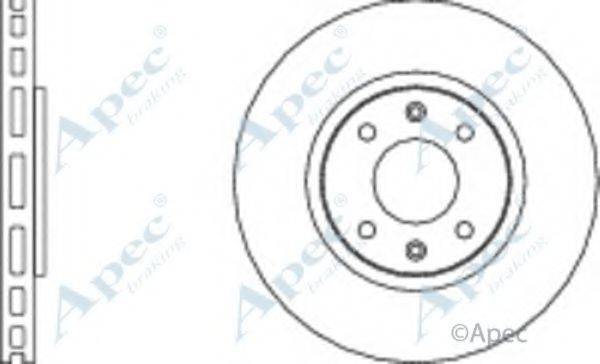 APEC BRAKING DSK2175 гальмівний диск