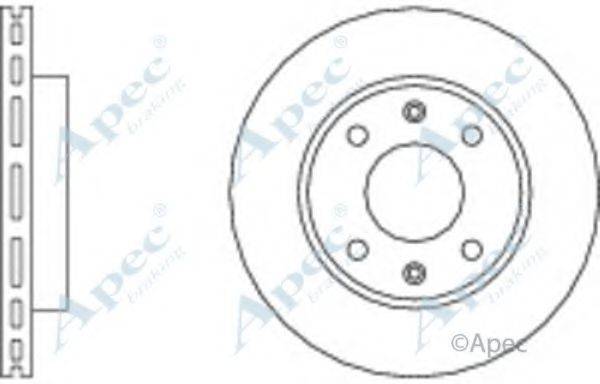 APEC BRAKING DSK218 гальмівний диск