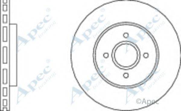 APEC BRAKING DSK2185 гальмівний диск