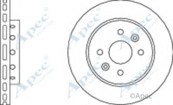 APEC BRAKING DSK2189 гальмівний диск