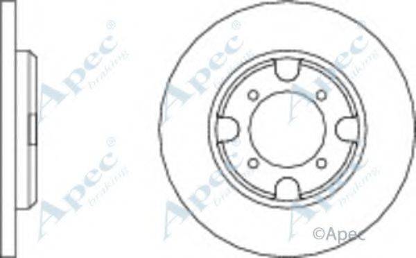 APEC BRAKING DSK220 гальмівний диск