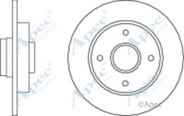 APEC BRAKING DSK2608 гальмівний диск