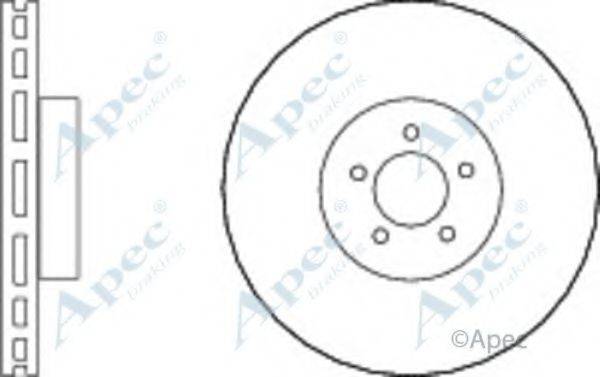 APEC BRAKING DSK2623 гальмівний диск