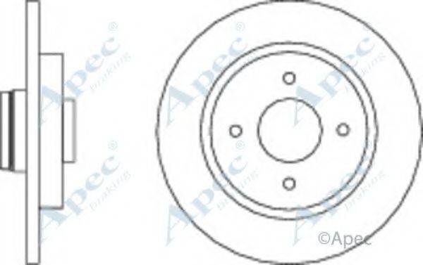 APEC BRAKING DSK2628 гальмівний диск