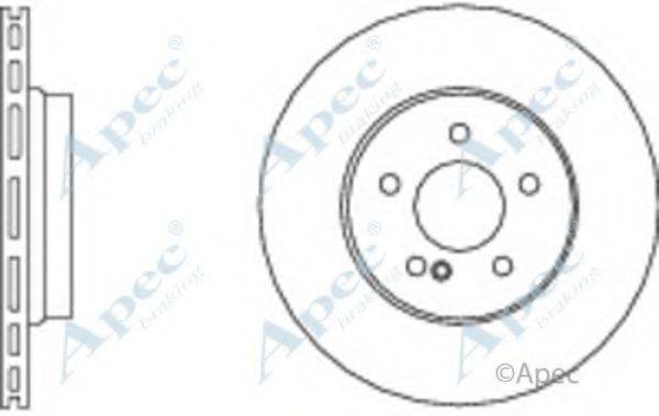 APEC BRAKING DSK2636 гальмівний диск