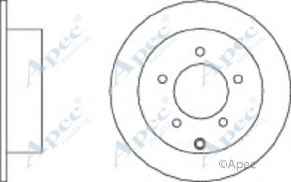 APEC BRAKING DSK2640 гальмівний диск