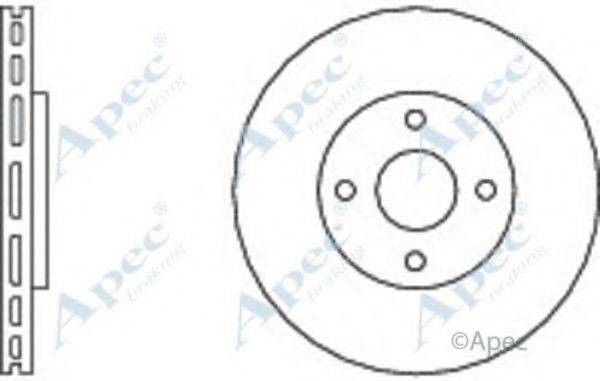 APEC BRAKING DSK2670 гальмівний диск