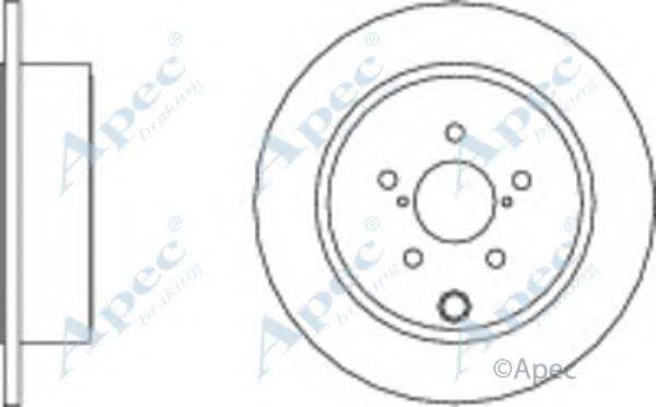 APEC BRAKING DSK2673 гальмівний диск