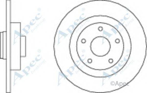 APEC BRAKING DSK2680 гальмівний диск