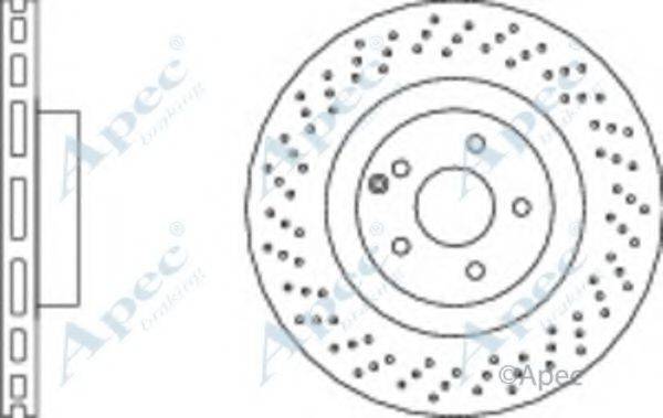 APEC BRAKING DSK2683 гальмівний диск