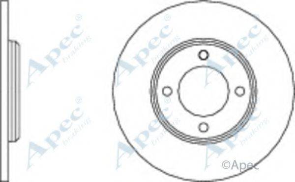 APEC BRAKING DSK269 гальмівний диск