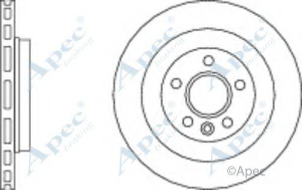 APEC BRAKING DSK2702 гальмівний диск