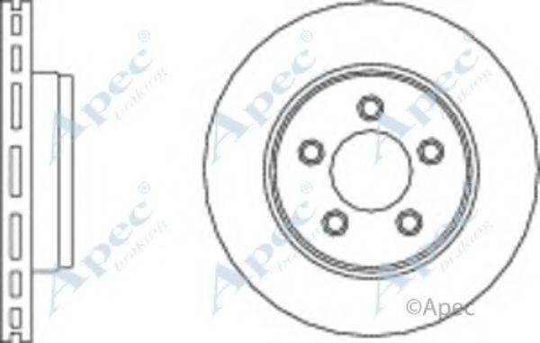 APEC BRAKING DSK2706 гальмівний диск