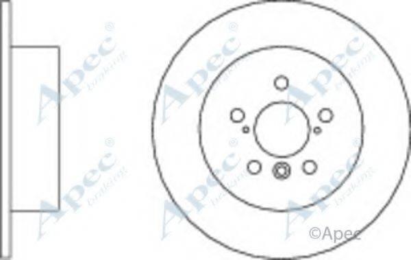 APEC BRAKING DSK2731 гальмівний диск