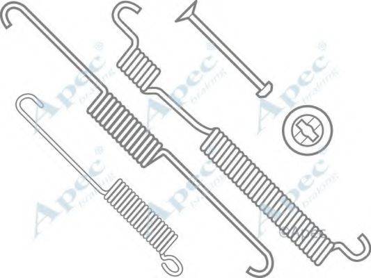 APEC BRAKING KIT982 Комплектуючі, гальмівна колодка