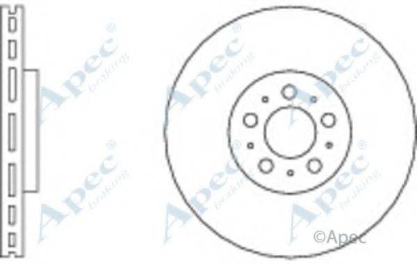 APEC BRAKING DSK2736 гальмівний диск