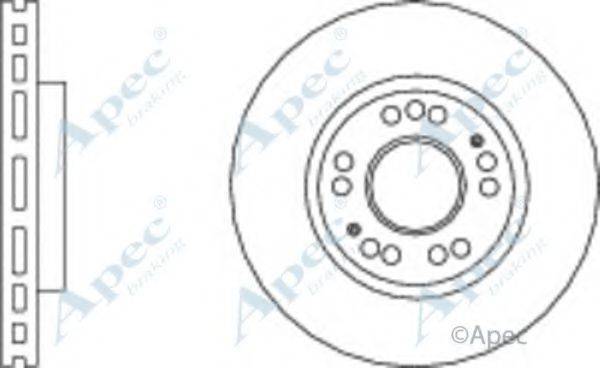 APEC BRAKING DSK2762 гальмівний диск