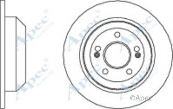 APEC BRAKING DSK2764 гальмівний диск