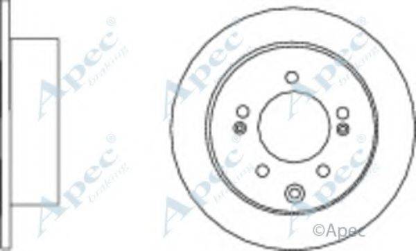 APEC BRAKING DSK2766 гальмівний диск