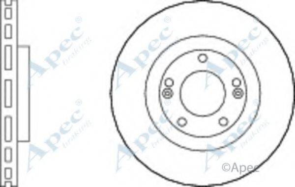 APEC BRAKING DSK2780 гальмівний диск