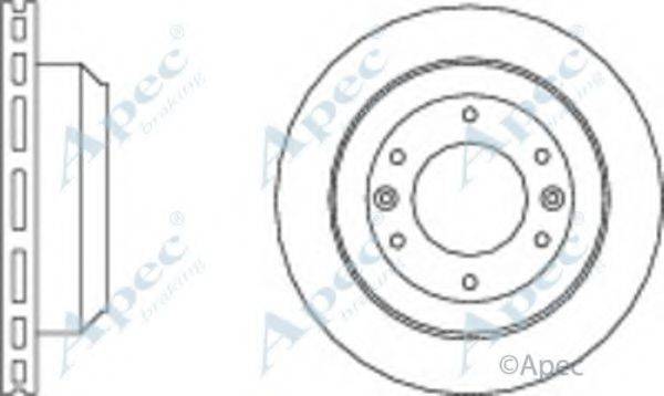 APEC BRAKING DSK2787 гальмівний диск