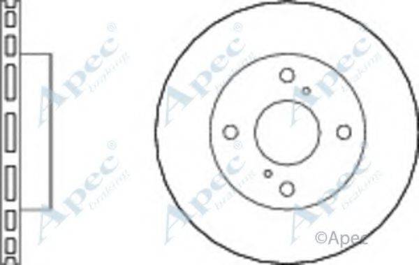 APEC BRAKING DSK2801 гальмівний диск