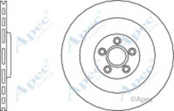 APEC BRAKING DSK2818 гальмівний диск