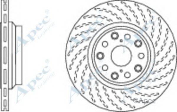 APEC BRAKING DSK2830 гальмівний диск