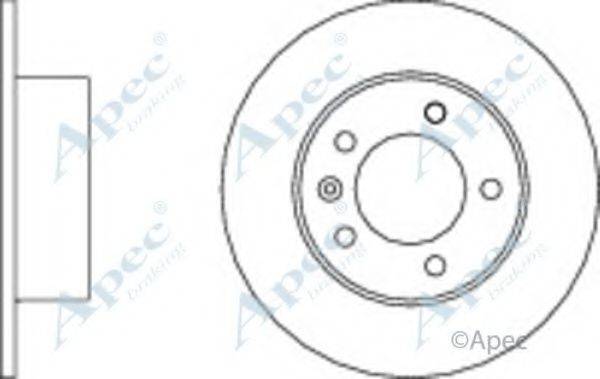 APEC BRAKING DSK2839 гальмівний диск