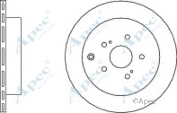 APEC BRAKING DSK2852 гальмівний диск