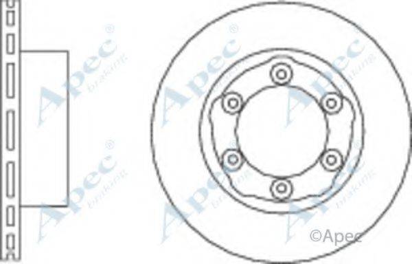 APEC BRAKING DSK2908 гальмівний диск