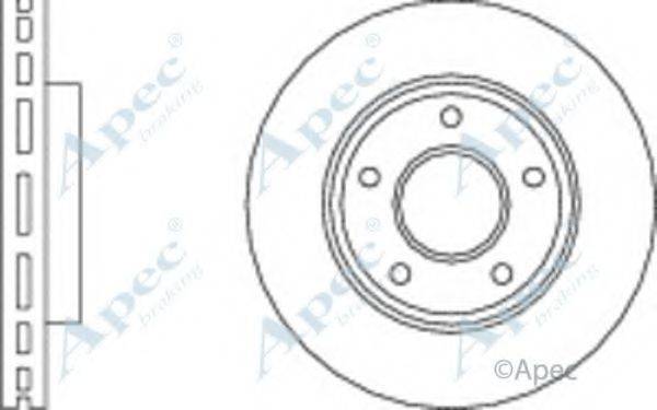 APEC BRAKING DSK2920 гальмівний диск