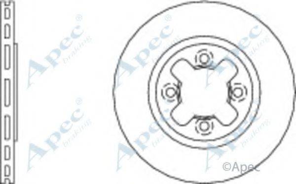 APEC BRAKING DSK294 гальмівний диск